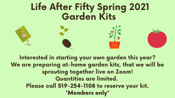 At-Home Garden Kits! Let's grow together.